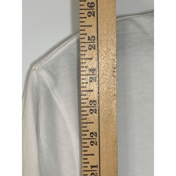 J Crew Slim Washed V Neck T Shirt Size Medium - Picture 2 of 5